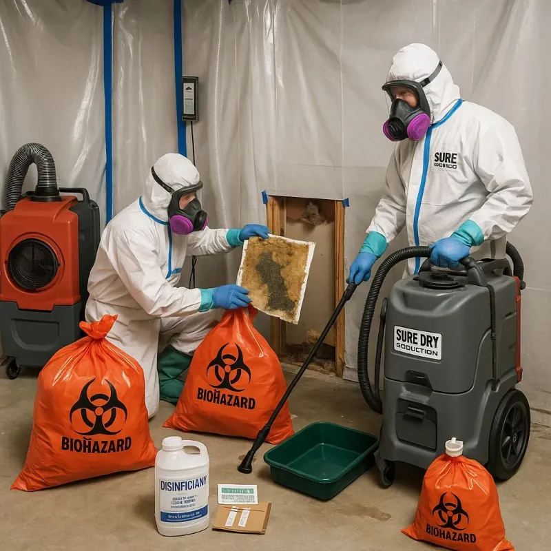 Contaminated Water Handling Protocols process in Sampson County, NC