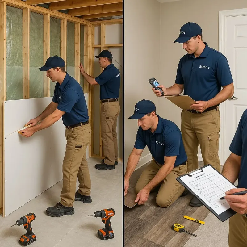 Repairs and Reconstruction process in Sampson County, NC