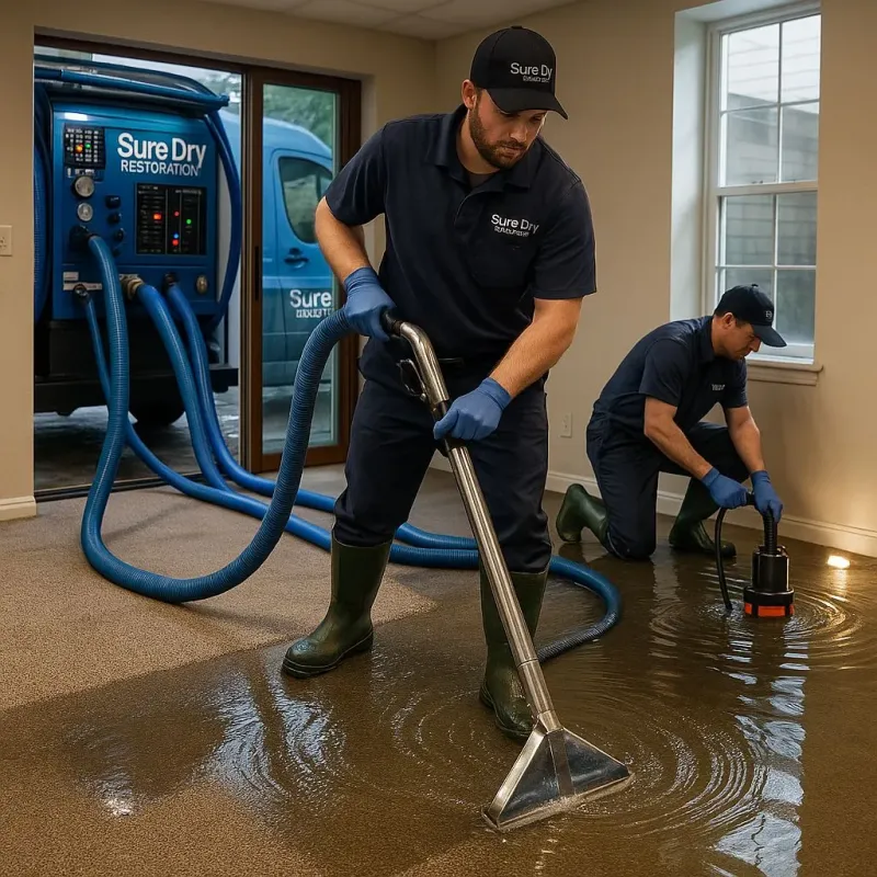 Water Extraction and Removal process in Sampson County, NC